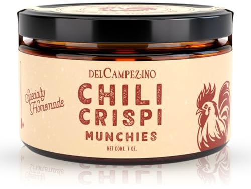 Hot Chili Oil, 7 Oz Hot Chilli Olive Oil, Salsa Macha, Gourmet All-Purpose Hot Sauce with Garlic Chili Oil Crisp, Sesame Seeds & Peppers