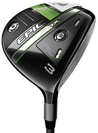 Callaway Herren Epic Max Fairway-Holz und Schlägerhaube, Schwarz, 3+