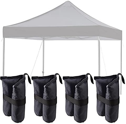 Ledph Sandsäcke Zum Beschweren, Sandsäcke Sonnenschirm, Pavilion Gewicht, Sandsack Beschwerung für Sonnenschirme/Pavillons/Markisen/Zelte/Partyzelt,4pcs