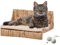 Rohrschneider® Katzenkletterwand Fenja | Stilvolle Katzenmöbel | Wandmontage für aktive Stubentiger | Katzenspielzeug und perfekter Kratzbaumersatz | Katzenstufen Wand | robustes Katzenzubehör Wohnung