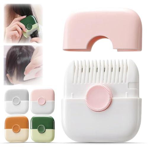 Dispositivo di rimozione delle doppie punte, tagliacapelli 2 in 1, tagliacapelli doppie punte, design double face, per tagliare e modellare i capelli sottili (rosa)