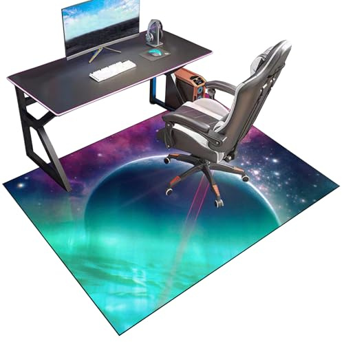 60 x 90 cm Tappetino per Sedia da Ufficio Gaming Tappeto Salvapavimento Antiscivolo Ufficio Gaming Protettore del Pavimento Tappetino per Sedia a Rotelle Tappeto Multiuso Tappetino di Protezione