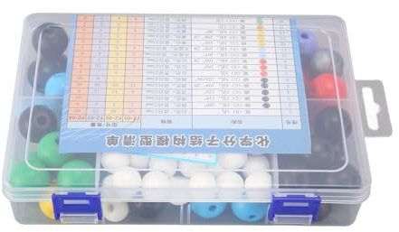 Kit de Modelo Molecular de Química Orgánicos Profesionales Bola de Átomos Nube Electrónica Modelo Molecular Kit para Maestros y Estudiantes para Aprender Ciencias Educación
