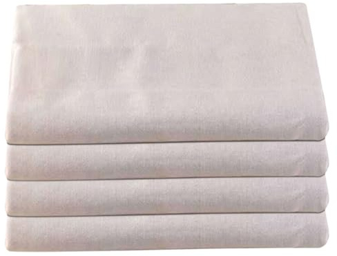 4 paños de muselina de algodón sin blanquear de 50 x 50 cm, estopilla reutilizable para colar leche de nueces, jugo, té, cocinar, bolsa de filtro de cerveza casera