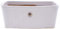 CERÁMICA ESPAÑA | Jardinera | Jardinera balcón | Jardinera Exterior | Jardinera Rectangular | Jardinera Decorado Liso Blanco - Modelo J02 | 30x13x13 cm