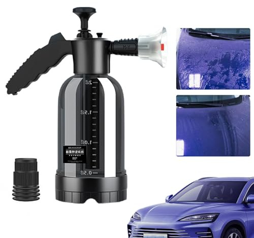 Annaffiatoio in schiuma per lavaggio auto, spruzzatore di schiuma per auto | Spruzzatore a pompa a pressione manuale, spruzzatore di schiuma ad alta pressione per lavaggio auto - Pulvéris
