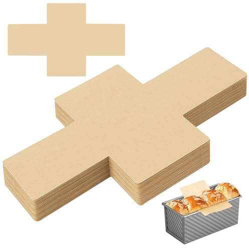 100 pezzi di carta da forno marrone, mini pirottini per teglia da plumcake, pirottini per teglia da plumcake, forniture per teglia da pane, carta da forno antiaderente monouso, antiaderente, per uso