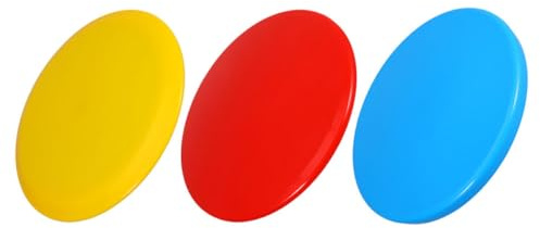 Abaodam 3 Stück Fliegender Golfscheiben aus Pe und TPE für Kinder und Erwachsene Vielseitiges Outdoor Spielset für Garten und Freizeitspaß