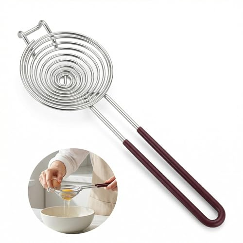Separador de Yemas y Claras de Huevo de Acero Inoxidable - Herramienta de Cocina para Separar Huevos de Forma Rápida y Eficiente