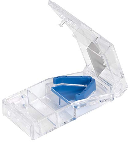 Ezy Dose Pill Cutter and Splitter with Lock, Cuts Pills, Vitamins, Tablets, Stainless Steel Blade, Travel Sized, Assorted Colors