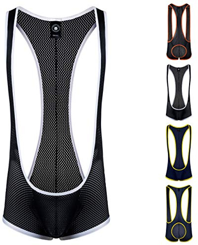 Gruff Pup Mesh Singlet (Black/White - Full Ass, XX-Large)