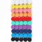 PYJLBX Magnete für Magnettafel, 50 Stück 10 Farben Magnet Kühlschrankmagnete, Magnete Stark Magnete Kühlschrank Tafel Magneten Kleine Mini Magnete Bunt Rund Magnete für Whiteboard Pinnwand Kühlschrank