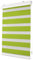 Deco4Me Premium Klemmfix Doppelrollo mit Kassette (Grün, 90 x 210 cm) - lichtdurchlässig & Blickdicht - Duo Vario Rollo für Fenster ohne Bohren (Stoffbreite 86 cm)