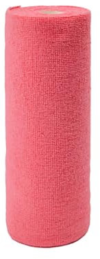 Generisch Mikrofaser Allzwecktücher Colors, Reinigungstücher zur trockenen und feuchten Anwendung, 100% Mikrofaser-Material, 25 x 25 cm, Mehrfarbig, 40 Stück pro Rolle (A)