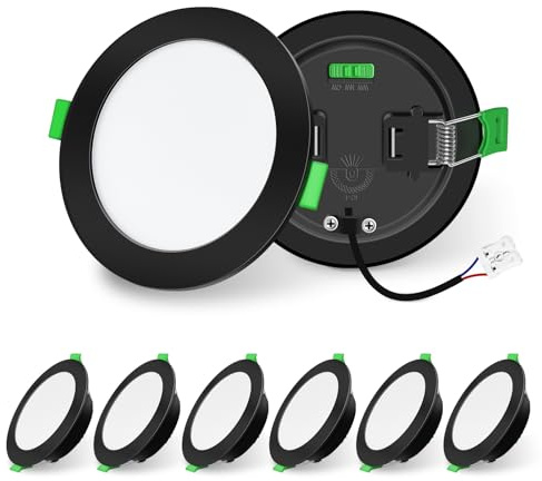 ALUSSO 10 W 1050 lm infällda spotlights LED-spotlights 230 V dimbara infällda armaturer IP44