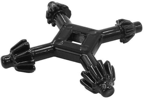 4-in-1 Drill Chuck Key for Tightening and Loosening, Heavy-Duty Steel, Universal Compatibility, Fits Most Drills and Power Tool Chucks