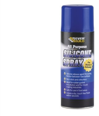2 x EVBSILSPRAY All Purpose Silicone Spray 400ml