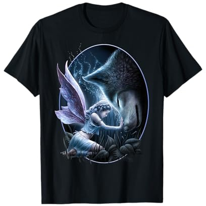 Spiral Original – Sacred Bond – Fée et loup T-Shirt