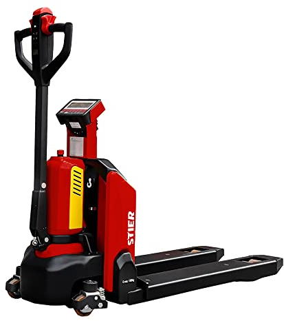 STIER Elektro-Hubwagen EZY-15 mit Waage Tragkraft 1500kg Gabellänge 1150mm