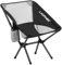 LARMNEE Campingstuhl faltbar 120 kg belastbar Tragbarer Camping Stuhl Ultraleichter Packmaß Kleiner Klappstuhl mit Tragetasche für Outdoor, Picknick, Schwarz EBK02LC02