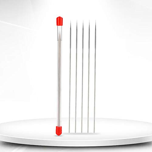 Fyearfly 5pcs 0.2/0.3/0.5 Mm Accesorios de Aguja de Aerógrafo Máquina de Pintura Fluid de Alimentación de Gravedad (0.2 mm)