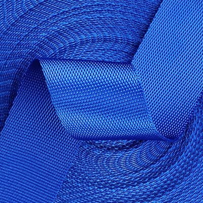 Bomullsband, Nylonvävband 5 meter 25 mm brett flerfärgat(Blue)