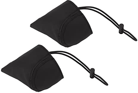Fdit 2 PCS Driving Shoe Heel Cover Protectors, Oxford Cloth Wearproof Heel Pads with Elastic Cord Reusable Heel Grips for Long Distance Driving