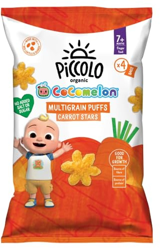 Piccolo Carrot Star Puffs 4 x 15g