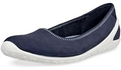 ECCO Women's Biom Lite Skimmer Ballerina Sneaker, Marine, 7-7. 5