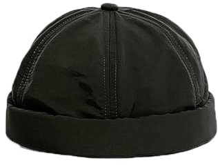 YAMEE Docker Cap Herren Leicht Schnelltrocknend,Docker-Mütze Herren Wasserdicht,Beanie Herren Weich,Matrosenmütze Unisex Atmungsaktiven,Seemannsmütze Herren Retro,Hafenmütze（Kappenumfang：56-58cm）