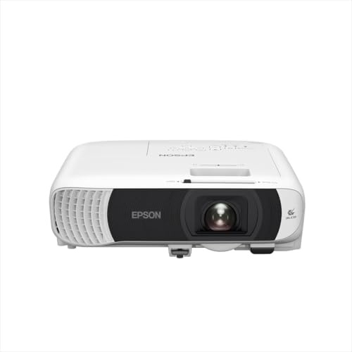 EB-FH18 es un proyector de lámpara Full HD asequible con 2 Puertos HDMI, WiFi con compatibilidad con Apple AirPlay 2, Gran Pantalla de proyección de hasta 304 Pulgadas y 4.100 lúmenes