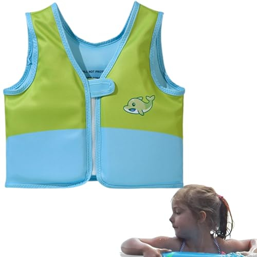 Chaleco salvavidas para niños pequeños – Chaqueta de ayuda de natación para niños – Equipo de agua Ayuda de natación Accesorios de piscina para 2-6 años