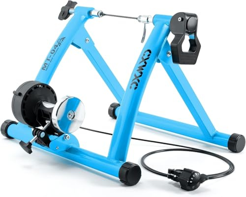 CXWXC Rodillo de Entrenamiento Plegable de Acero para Bicicleta con Cierre rápido, Base de Rueda Delantera, para Entrenamiento de Bicicleta de 26 a 29 Pulgadas, en casa o en Interiores