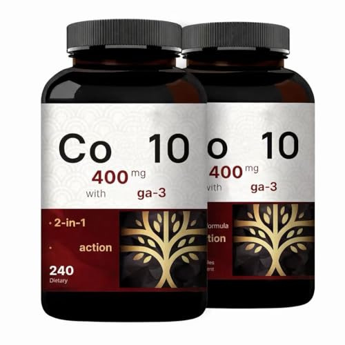 Q10, Q10 400mg, 240 Stycken | 2 flaskor