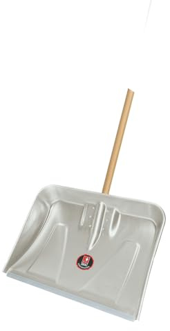 Set invernale / confezione invernale -> Pala da neve ideale in metallo leggero con bordo rialzato (40060050) / Pala ghiaccio ideale (40110201)