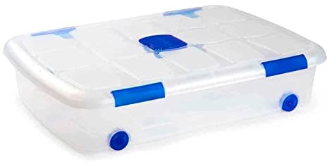 Acan Tradineur – Caja de Almacenamiento N.º 12 – Capacidad de 41 litros – Fabricado en España - Contenedor para almacenar Juguetes, Libros, Ropa, Mantas