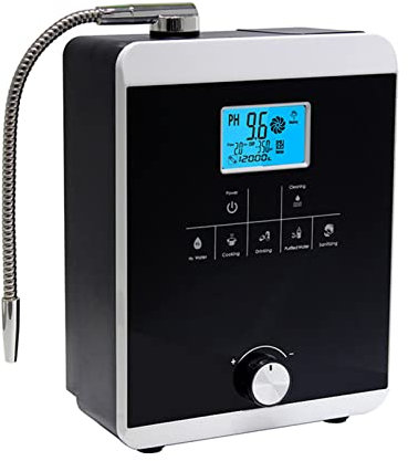 Máquina de sistema de filtración de ionizador de agua alcalina, la máquina de ionizador de agua produce pH 3-11.0 hasta -800mV ORP Filtro de agua táctil LCD de limpieza automática