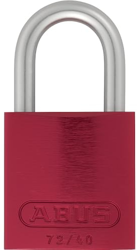 ABUS | Vorhängeschloss | Aluminium | 72/40 | VE 6 Stk | rot