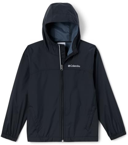 Columbia Youth Boys Glennaker Rain Jacket, 2024 Black, Large