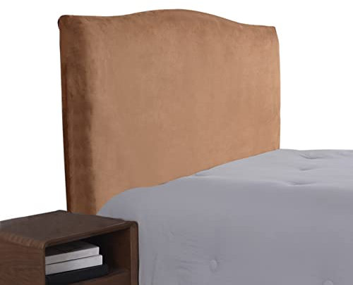 Bettkopfteilbezug Kopfteilbezüge für Doppelbett / Kleines Doppelbett - Samt all-inclusive elastische Kopfteilbezug (Braun, 180cm(170-190cm))
