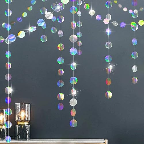 Ghirlanda Stelle 3 Pezzi per Decorazioni di Compleanno, Carnevale, Matrimoni e Altro (12 m)