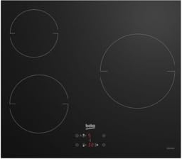 Piano cottura in vetroceramica - BEKO - 3 fuochi - 60 cm - HIC63400