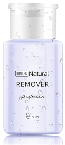 Gel Polish Remover Acetone - 160ml Nail Polish Remover Cleaner - Nail Polish Remover Cleaner For Manicures And Pedicures For Fast Action Removal Of Nail Polish, Gels, Acrylics, Nail Tip Glue Portable