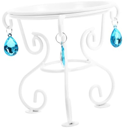 Sosoport Elegante Portavaso in Ghisa per Piante da in Stile Europeo Vintage 13x13x13