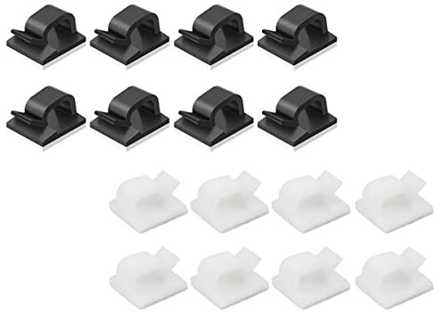 CAXUSD Lot De 3 Clips Adhésifs Décoratifs Pour Câbles Pour Maison Bureau Voiture 60 Pièces X 3