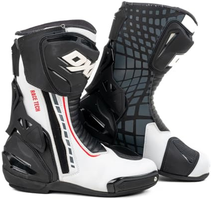 MOTOBLOUZ Bottes FLEX homme Homologué EN 13634 47 | renfort malléoles, renfort sélecteur