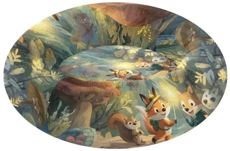 Fox Forests Explorer - Cama ortopédica antideslizante para perros y gatos, cama ortopédica para mascotas de tamaño pequeño, talla S