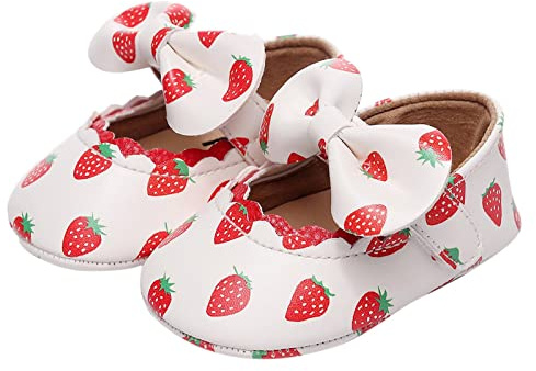 Chaussures d'apprentissage pour bébé - Sandales d'été pour enfant - Sandales en cuir - Semelle souple - Confortables - Petites tailles - Amortissement avec papillon - Sandales de princesse durables