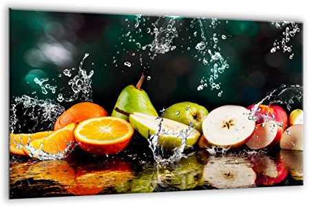 Verre Trempé plaque murale de cuisine 80 x 52 cm Grande planche ? découper Housse Splashback Réchaud protection d'écran pour en céramique électrique Induction Fruit Splash 126510526 par semax