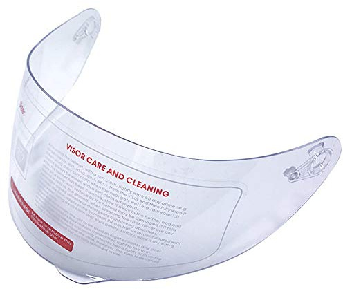 Flip-Up Motorcycle Helmet Dual Visor Sun Shield Flip up Modular Motocross DOT ECE Approved Helmets (Visor, Clear)
